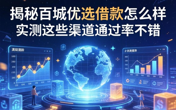 揭秘百城优选借款怎么样，实测这些渠道通过率不错