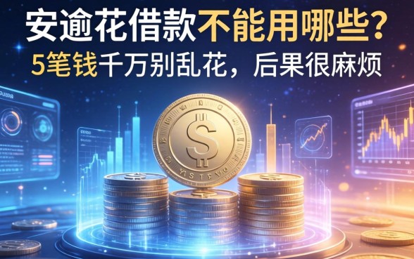 安逸花借款不能用哪些？这5笔钱千万别乱花，后果很麻烦