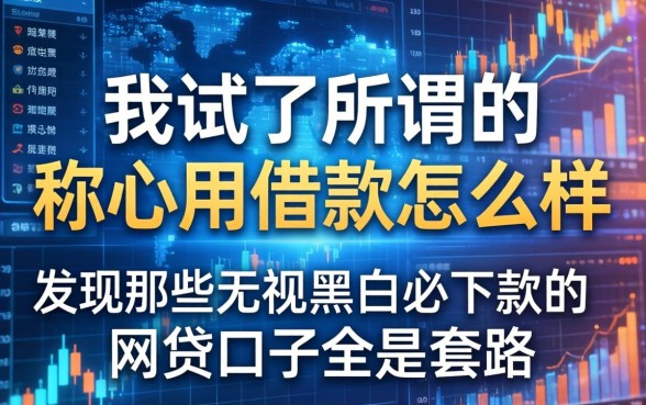 我试了所谓的称心用借款怎么样,发现那些无视黑白必下款的网贷口子全是套路