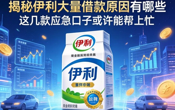 揭秘伊利大量借款原因有哪些,这几款应急口子或许能帮上忙