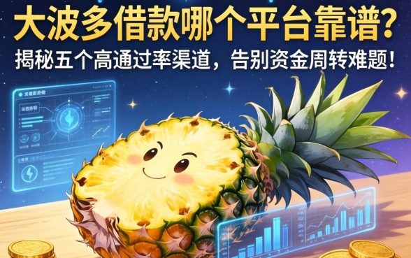 大波萝借款哪个平台靠谱?揭秘五个高通过率渠道,告别资金周转难题!