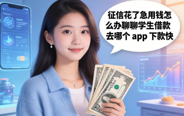 征信花了急用钱怎么办，聊聊学生借款去哪个app下款快
