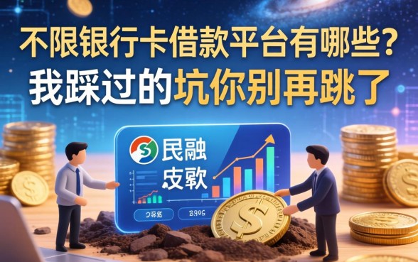 不限银行卡借款平台有哪些？我踩过的坑你别再跳了