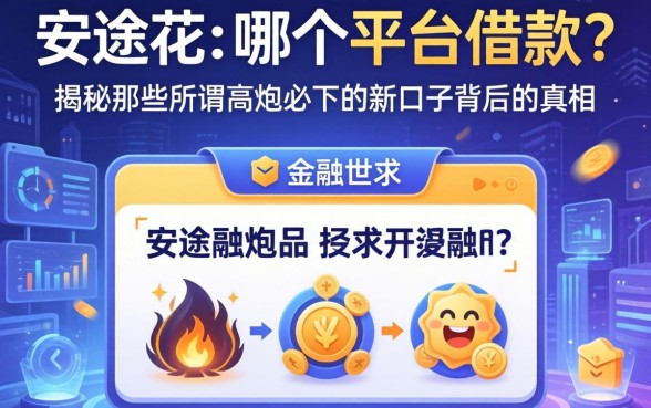 安逸花是哪个平台借款？揭秘那些所谓高炮必下的新口子背后的真相