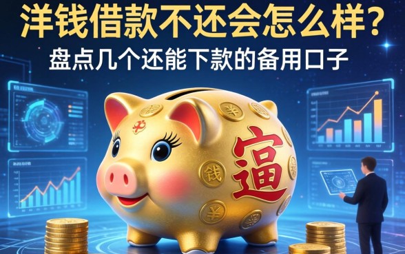 洋钱罐借款不还会怎么样?盘点几个还能下款的备用口子