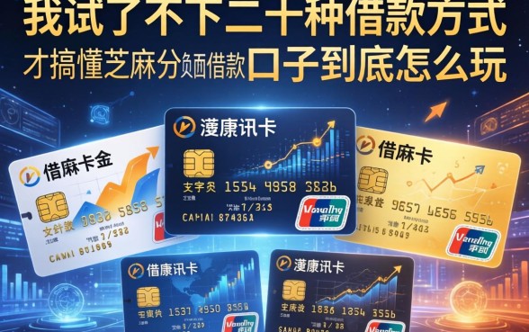 我试了不下二十种信用卡借款方式，才搞懂芝麻分负面借款的口子到底怎么玩