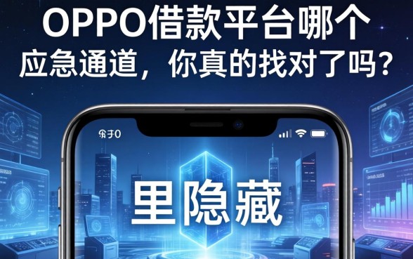 OPPO借款平台是哪个？手机里隐藏的应急通道，你真的找对了吗？