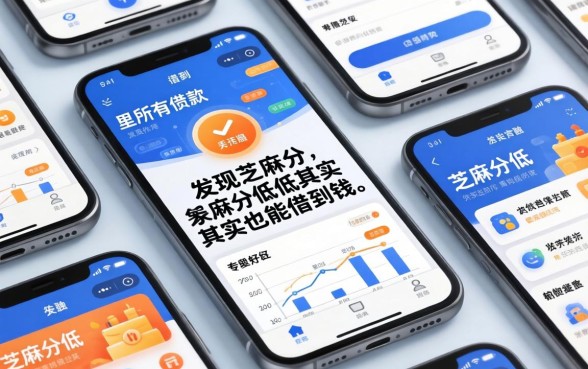 我翻遍了手机里所有的借款软件，发现芝麻分低其实也能借到钱