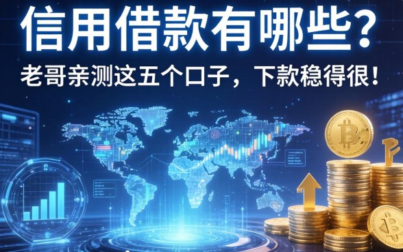 信用借款的有哪些？老哥亲测这五个口子，下款稳得很！