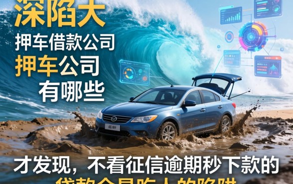 我深陷大浪押车借款公司有哪些的泥潭才发现，不看征信逾期秒下款的贷款全是吃人的陷阱