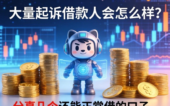 大量起诉借款人会怎么样？分享几个还能正常借的口子