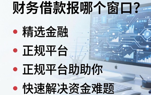 财务借款报哪个窗口？精选五个正规平台助你快速解决资金难题