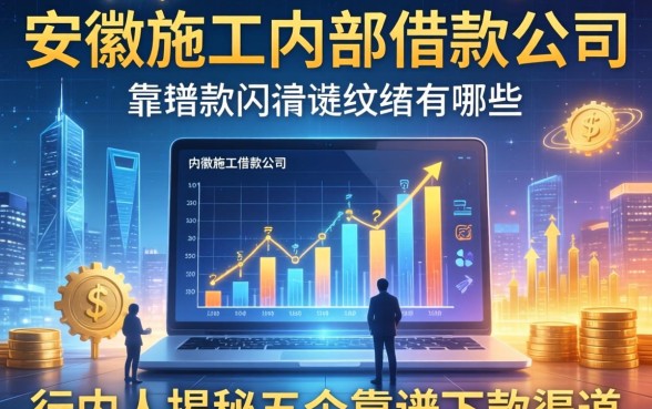 安徽施工内部借款公司有哪些？行内人揭秘五个靠谱下款渠道