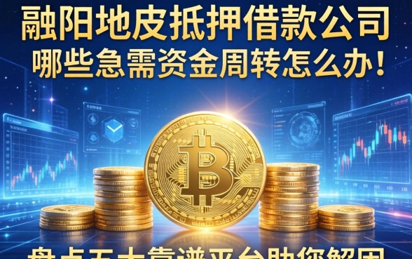阳江地皮抵押借款公司有哪些？急需资金周转怎么办？盘点五大靠谱平台助您解困