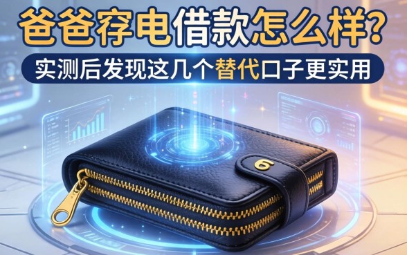 爸爸钱包借款怎么样?实测后发现这几个替代口子更实用