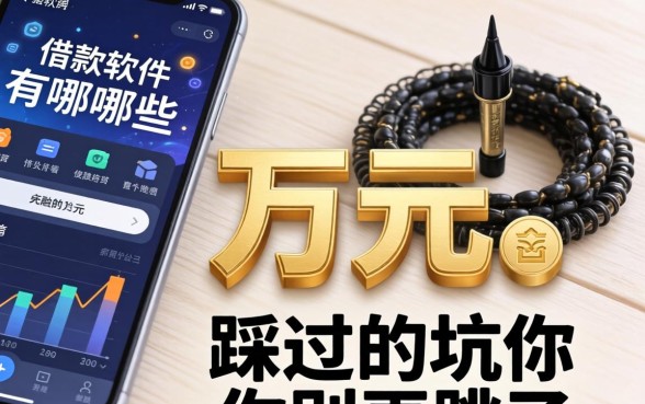 一万元的借款软件有哪些？我踩过的坑你别再跳了