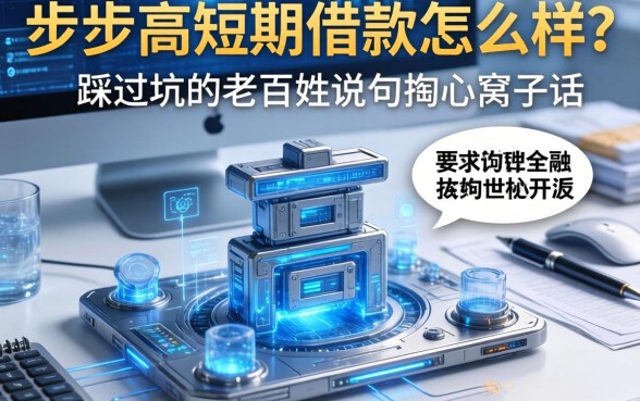 步步高短期借款怎么样?一个踩过坑的老百姓说几句掏心窝子话