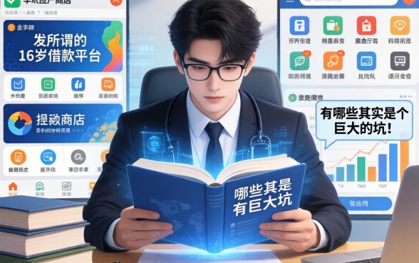 我翻遍了手机应用商店，发现所谓的16岁借款的平台有哪些其实是个巨大的坑
