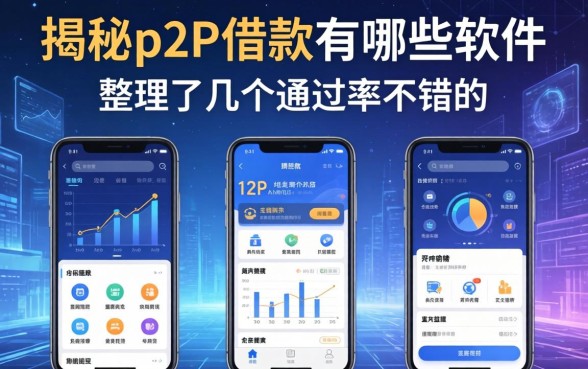 揭秘p2p借款有哪些软件：整理了几个通过率不错的