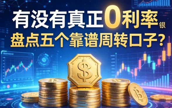 有没有真正0利率借款的银行？盘点五个靠谱周转口子
