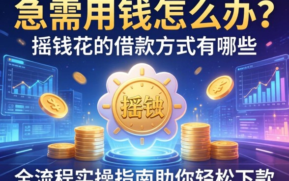 急需用钱怎么办？摇钱花的借款方式有哪些？全流程实操指南助你轻松下款