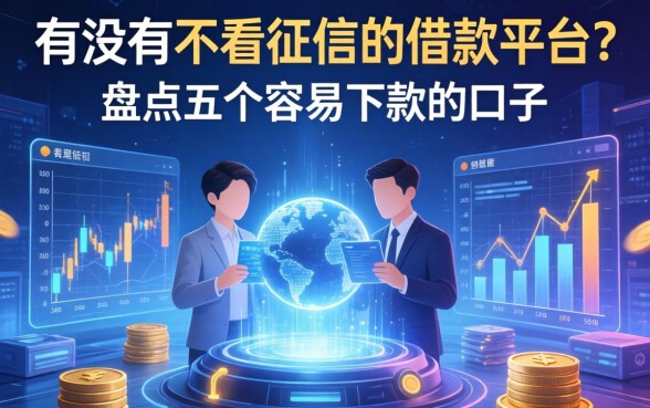 有没有不看征信的借款平台?盘点五个容易下款的口子