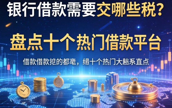 银行借款需要交哪些税？盘点十个热门借款平台