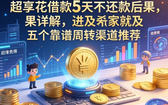 超享花借款5天不还款后果详解及五个靠谱周转渠道推荐