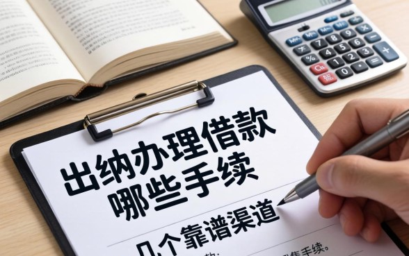 出纳办理借款要哪些手续？整理了几个靠谱的渠道