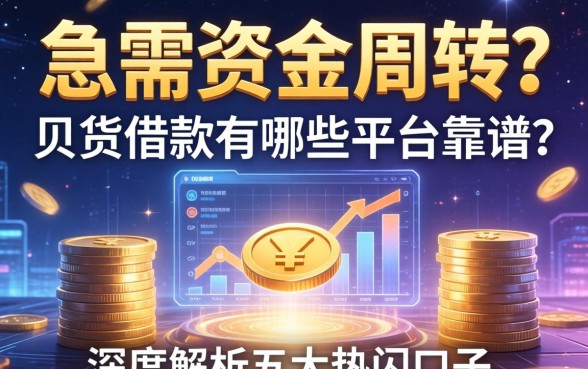 急需资金周转？贝货借款有哪些平台靠谱？深度解析五大热门口子