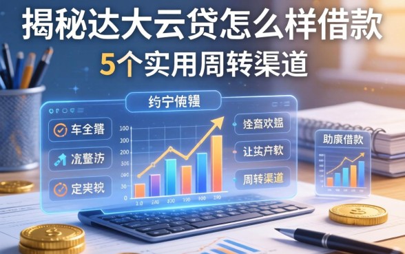 揭秘达飞云贷怎么样借款，整理5个实用周转渠道