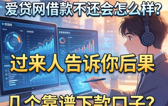 爱贷网借款不还会怎么样?过来人告诉你后果并推荐几个靠谱下款口子