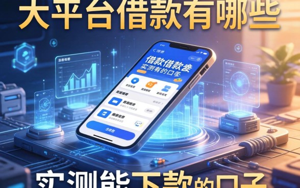 大平台的借款软件有哪些，分享几个我实测能下款的口子