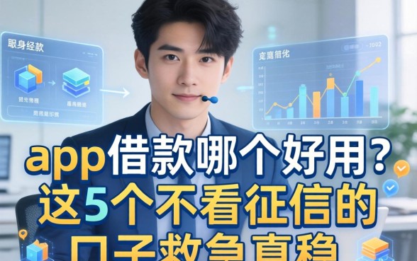 亲身经历分享：app借款哪个好用？这5个不看征信的口子救急真稳