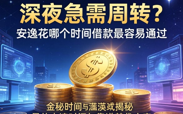 深夜急需周转?安逸花哪个时间借款最容易通过?揭秘最佳申请时机与靠谱替代方案