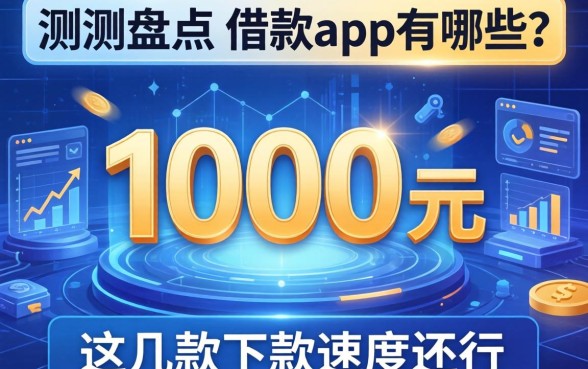 实测盘点：1000元借款app有哪些？这几款下款速度还行