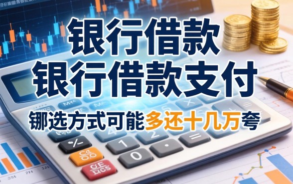 银行借款支付方法有哪些？选错方式可能多还十几万