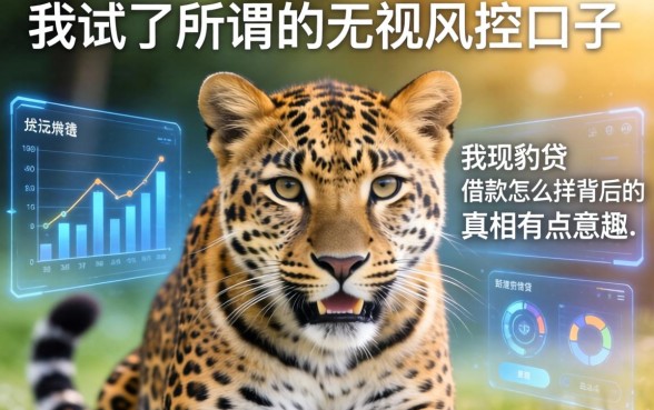 我试了所谓的无视风控口子，发现豹子贷借款怎么样背后的真相有点意思