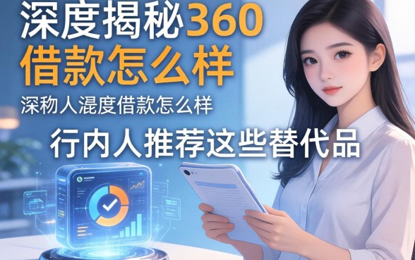 深度揭秘360的借款怎么样，行内人推荐这些替代品