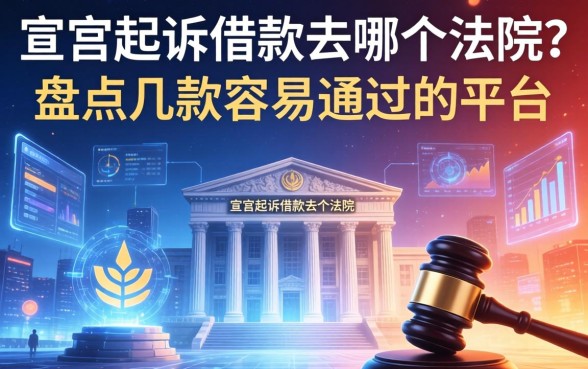 宣城起诉借款去哪个法院？盘点几款容易通过的平台