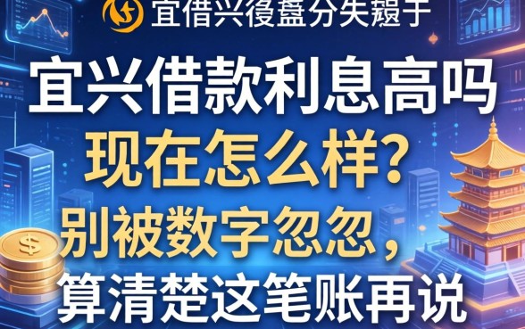 宜兴借款利息高吗现在怎么样？别被数字忽悠，算清楚这笔账再说