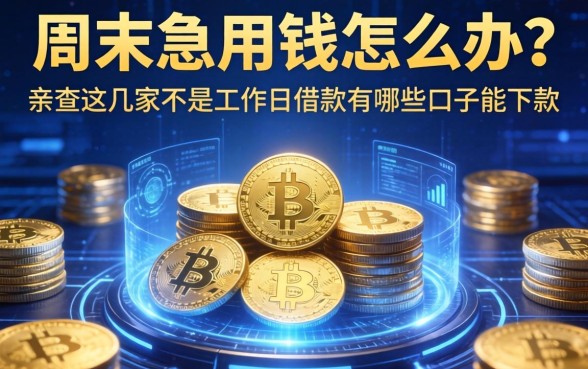周末急用钱怎么办？亲测这几家不是工作日借款有哪些口子能下款