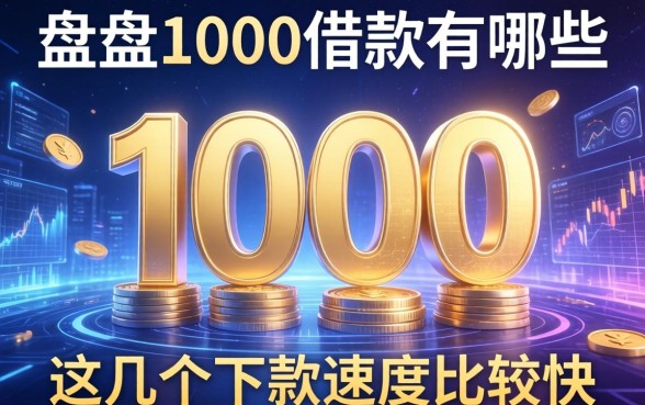 盘点1000的借款有哪些,这几个下款速度比较快