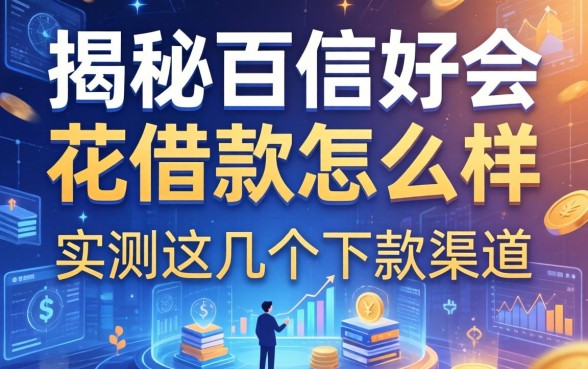 揭秘百信好会花借款怎么样,实测这几个下款渠道