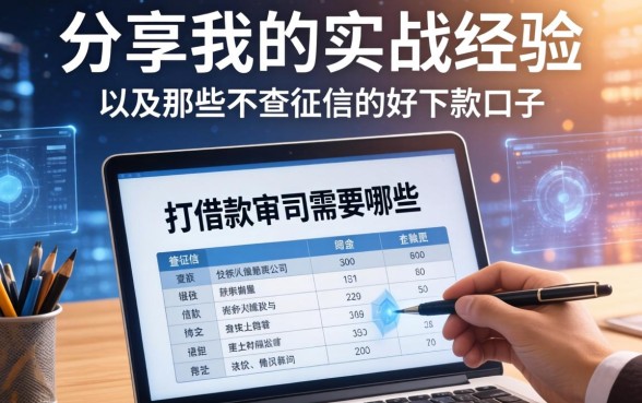 分享我的实战经验：打借款官司需要哪些资料，以及那些不查征信的好下款口子