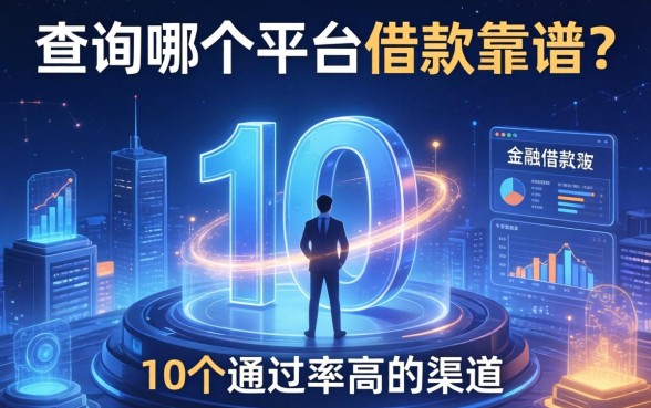 查询在哪个平台借款靠谱?整理了10个通过率高的渠道