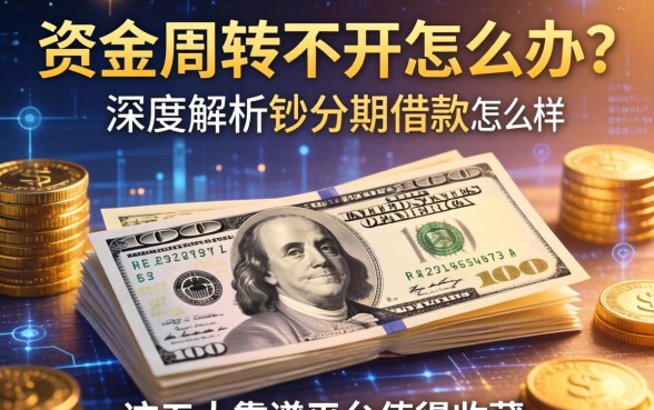 资金周转不开怎么办?深度解析钞分期借款怎么样,这五大靠谱平台值得收藏
