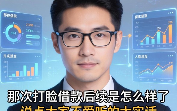 关于那次打脸借款后续怎么样了，说点大家不爱听的大实话