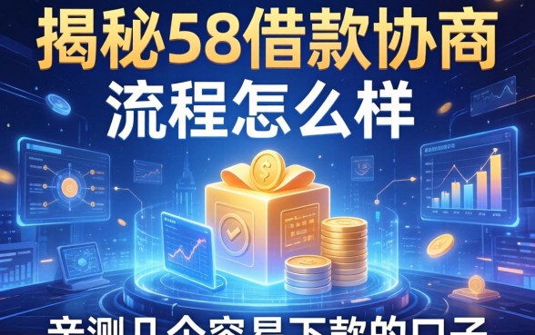 揭秘58借款协商流程怎么样，亲测几个容易下款的口子
