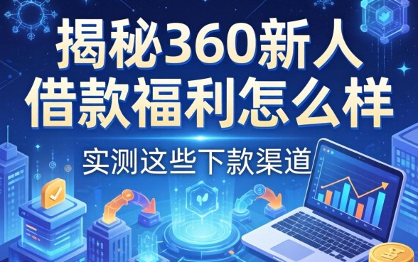 揭秘360新人借款福利怎么样：实测这些下款渠道